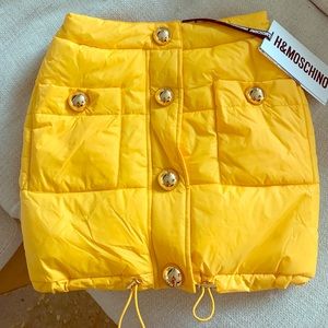 H&M x Moschino Padded Skirt